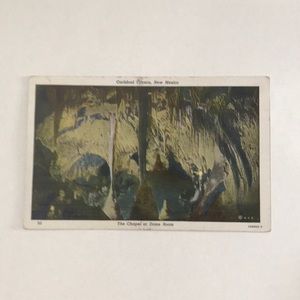 Vintage Carlsbad Cavern New Mexico the Chapel or Dome Room Postcard